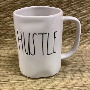 Rae Dunn Hustle Mug LL Artisan Collection Magenta